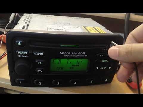Radio cd original ford 6000cd rds eon cu aux