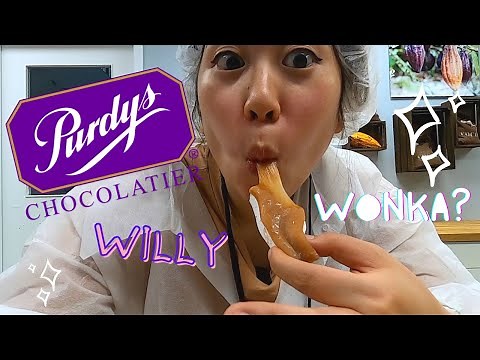 I VISIT PURDYS CHOCOLATE FACTORY TOUR FOR THE FIRST TIME!