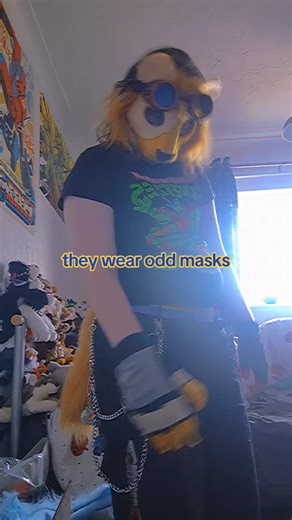 alterhumans often know they're human. #furry #fictionkin #fursuitmask #otherkin #tsamskillersun