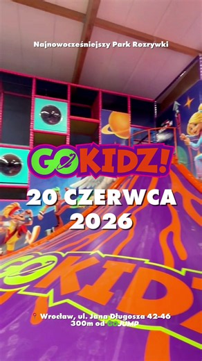 💜 Wrocław, z kim na pewno tu wpadacie? 🚀 Został tydzień do otwarcia Najnowocześniejszego Parku Rozrywki GOkidz! 🔥 Co na Was czeka? 🚀Super atrakcje dla najmłodszych na 2500 m2 przestrzeni 🚀 Gra z punktami, levelami i nagrodami 🚀Komfortowa kawiarnia GOcafe, w której naładujecie swoje SUPERMOCE! Do zobaczenia na Długosza 42-46 📍 300 metrów od @GOjump Park Atrakcji 💚 #gokidz #wroclaw #parkrozrywki #supermoce #comingsoon