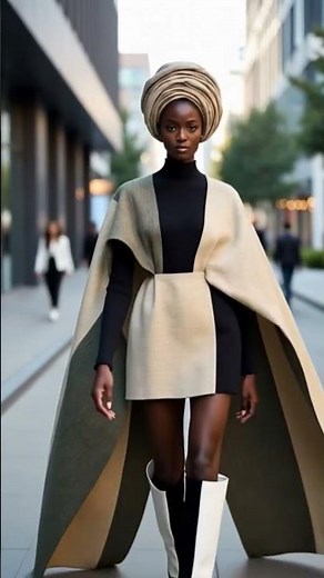 Stunning Color Block Runway Look | Bold & Modern Fashion #colorblocking #elegantlook #stylish