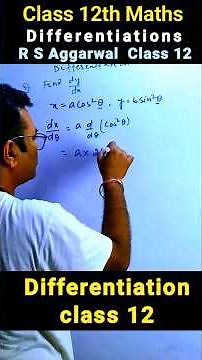 class 12 maths chapter 5 continuity and differentiability | differentiation ch 5 | ch 5 class 12