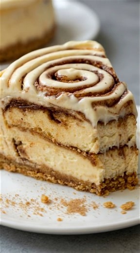 🍥 Cinnamon Roll Cheesecake Bars | Swirled, creamy, and bakery-level dreamy 🤍 These cinnamon roll cheesecake bars are what happens when your favorite soft cinnamon roll meets a rich, creamy cheesecake. Buttery crust, layers of cinnamon-spiced filling, and that signature swirl on top — every bite is smooth, cozy, and dripping with sweet icing flavor. This is the kind of dessert that feels right when the weather calls for something comforting and homemade. The smell alone takes you straight back 