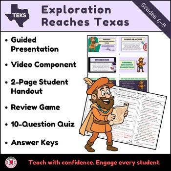 European Exploration Reaches Texas pt.1 | Age of Contact Lesson (Grades 6–8)