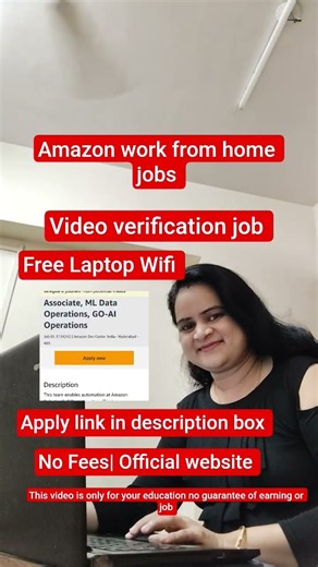 Amazon Work From Home Jobs 2026 🔥 | Freshers & 12th Pass | Apply Online #shorts #amazon