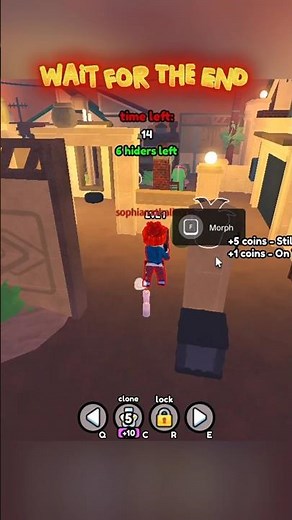 I Blended In Perfectly 👀 | Roblox Hide or Die #roblox #robloxshorts #robloxedit #ytshort