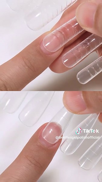 DIY Nail Extension Using Beetles Poly Gel Kits