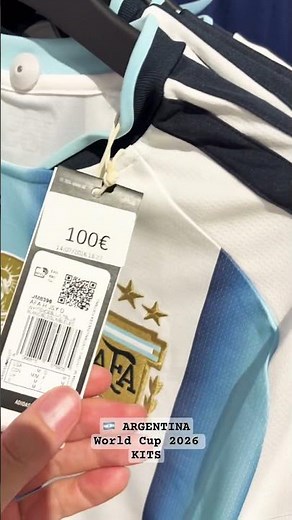 🇦🇷 Argentina's 2026 World Cup Home & Away Jerseys at Bernabéu 👕✨