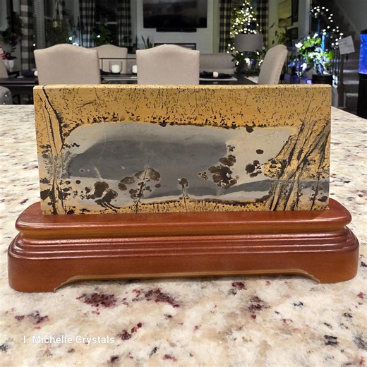 Stunning Picture Jasper Slab / Picture Jasper/ Crystal Sphere / Picture Jasper Picture / Picture Jasper Tower - Etsy