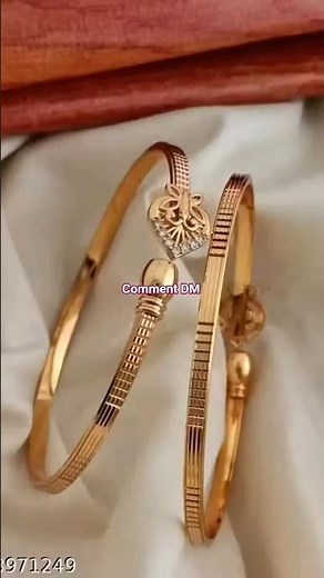 Three different types of Bangles gold plated @meeshoapp#tutorialfilter