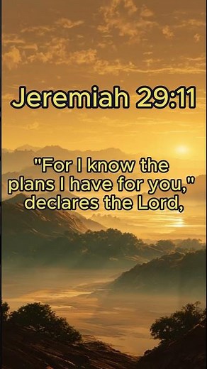 📖 Bible Verse: Jeremiah 29:11 — God’s Plan for Your Life #versefortoday #BibleShorts #versefortoday