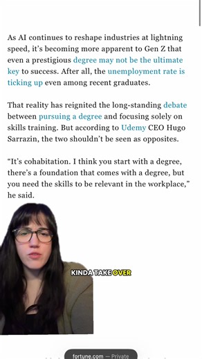 Gen Z is continuing the conversation of the relevance of a 4-year degree, and this CEO has an opinion on it! | MyComputerCareer