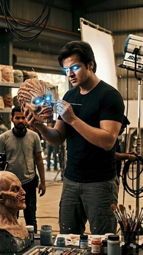 How Ashish Chanchlani’s Ekaki Alien Was Made #shorts #alien #makingof #ekaki