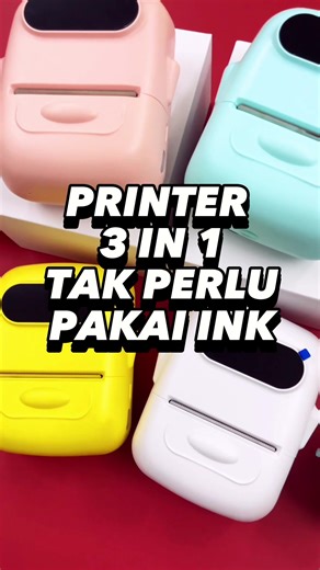 Part 8 | Best gila printer tak pakai ink macam ni. Jimat sangat2 duit tak perlu refill. Pastu boleh print macam2 pulak tuuuu..jom masuk live untuk harga special kayh..#miniprinter #printer #thermalprinter #inkless #stickerlabel #label #stickerprinter #fyp #viral #fypシ #foryoupage #nota #resit #gambar #noink #jimatduit #jimat