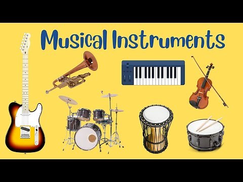 Musical Instruments Names With Pictures And Sounds - Different Musical Instruments Sounds For Kids