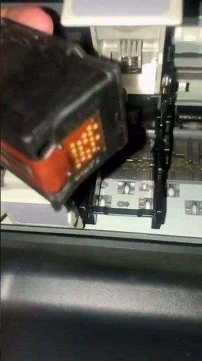 How to remove and insert printer ink cartridges #shorts #info #printer #tech #viralshorts #2025