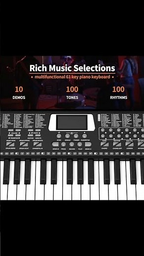 61 Keys Keyboard Piano Review