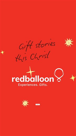 Gift a thrilling story you can't wait to hear this Christmas. 🪂 | RedBalloon