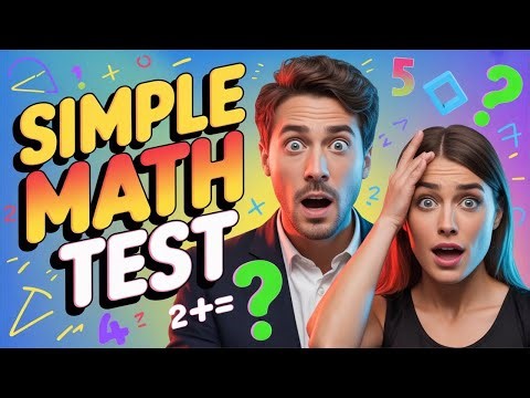 SIMPLE MATH TEST | Can You Solve These Easy #live #maths #puzzle