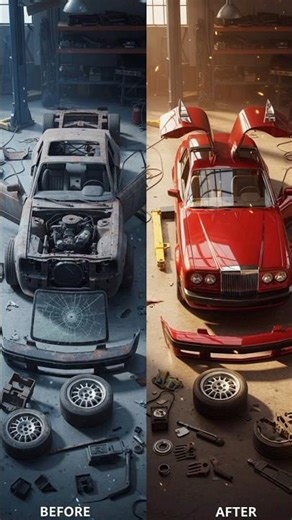 “Crimson Phantom GT 1982 Restoration: From Rusted Parts to Fully Restored Supercar | ASMR Build”