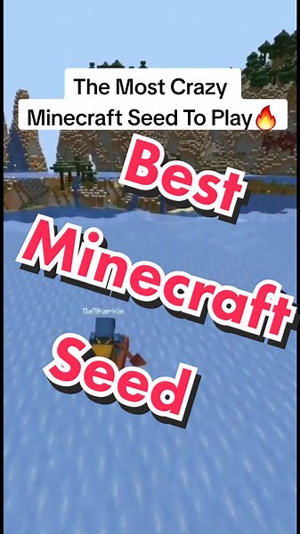 The Best Minecraft Seed EVER🤯🔥 #minecraftseeds #minecraftbedrock #minecraftjava #minecraft #minecraftraremoments