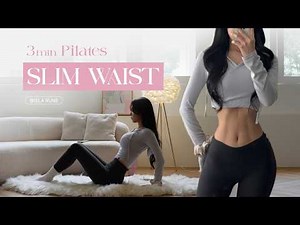 3 MIN Secret Pilates: Get a Flat Stomach & Tiny Waist Fast (No Cap, It Works)