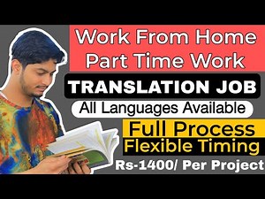 Earn ₹1400 Per Project from Home! 🔥 Translation Job for All Languages | No Investment, Full Guide