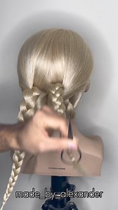 8.9K views · 22 reactions | How to .., Braid a Heart ❤️ in Minutes  Updo quick & easy Bridal Updo Romantic & Elegant Easy & Simple Romantic Simple & Easy Hair Tutorial Romantic 殺 ✨WATCH ✨LEARN ✨SAFE #fashionstyle #hairstyling #longhairstyles #wedding #braidstyles #weddinginspiration #bridalstyle | MadeByAlexander | Facebook