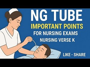 “NG Tube Nursing Care | Important Points, Insertion, and Management | Nursing Verse K”