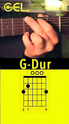 G major chord on guitar (So easy!) #guitar #chords #learnguitaronline