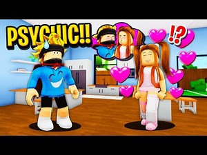 Using PSYCHIC Abilities to Win My CRUSH in Roblox BROOKHAVEN RP!!