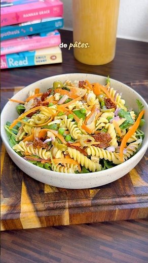 La meilleure salade de pâtes protéinée de l’été 🥗☀️ #recettehealthy