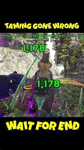 Taming Thylacoleo Gone Wrong🔥 ARK Primal Fear Redwood Survival #ark #viralshorts #viral #arksurvival