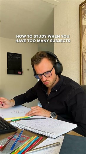 How to study when you have too many subjects.