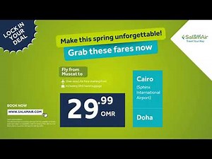 عروض الربيع المميزة مع #طيران_السلام🌸 Spring Special Offer!