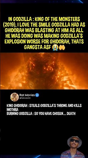 Burning Godzilla Thermonuclear Pulse Scene | Godzilla : King Of The Monsters (2019) | #shorts