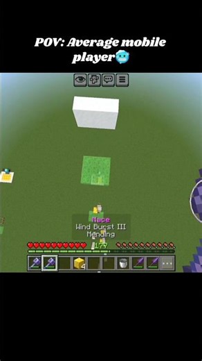 Average Minecraft player in mobile🥶MCPE Parkour 💀#shorts#minecraft#parkour#viral