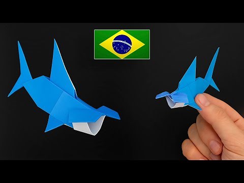 Como Fazer um Tubarão-Martelo de Origami – Tutorial Passo a Passo