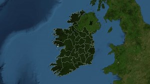 Zoom Earth Ireland Provinces World Map Stock Footage Video (100% Royalty-free) 3593307489 | Shutterstock
