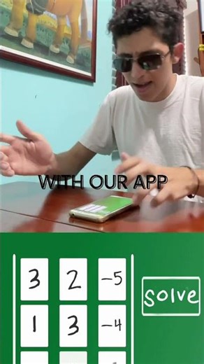 Solve a 3x3 matrix easily and without any hassle! #appledeveloper #appstore #android #ios
