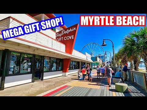 MEGA Gift Shop Tour on the Myrtle Beach Boardwalk & Ocean Boulevard - The Gay Dolphin!