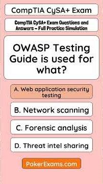 CompTIA CySA+ Exam Questions and Answers Full Practice Simulation