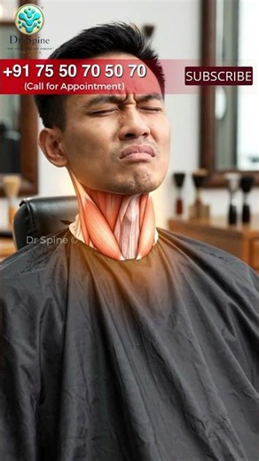 💇‍♂️ Neck Stiff After a Haircut? Here’s WHY! 😣🦴 #shorts