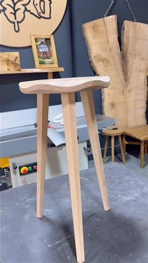 Perfect Hexagon Stool Legs with Just a Japanese Hand Plane! 🔥