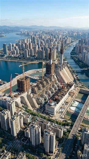 Building a Massive Hydropower Dam in the Middle of a City