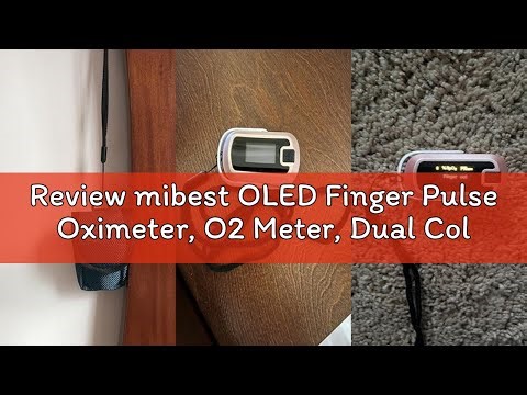 Review mibest OLED Finger Pulse Oximeter, O2 Meter, Dual Color White/Rose Gold