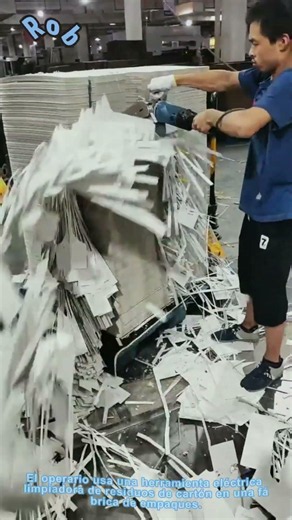 Máquina eléctrica de eliminación de recortes para bloques de cartón troquelado