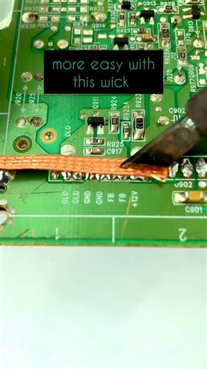 good quality soldering wick. #howtosoldering #solderingwire #solderingwick #sat