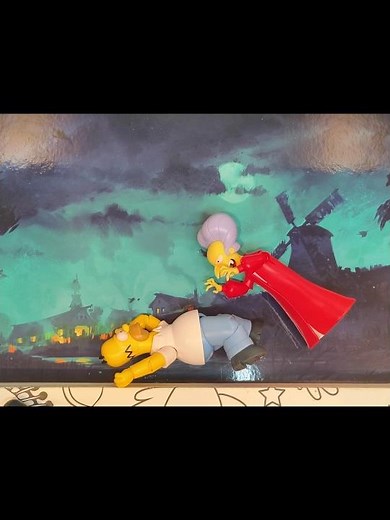 Homer Beware Vampire ‪@JAKKSPacific‬ The Simpsons Stop Motion