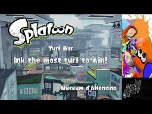 Splatoon - Museum d'Alfonsino DLC Map Gameplay [ 60fps HD ]